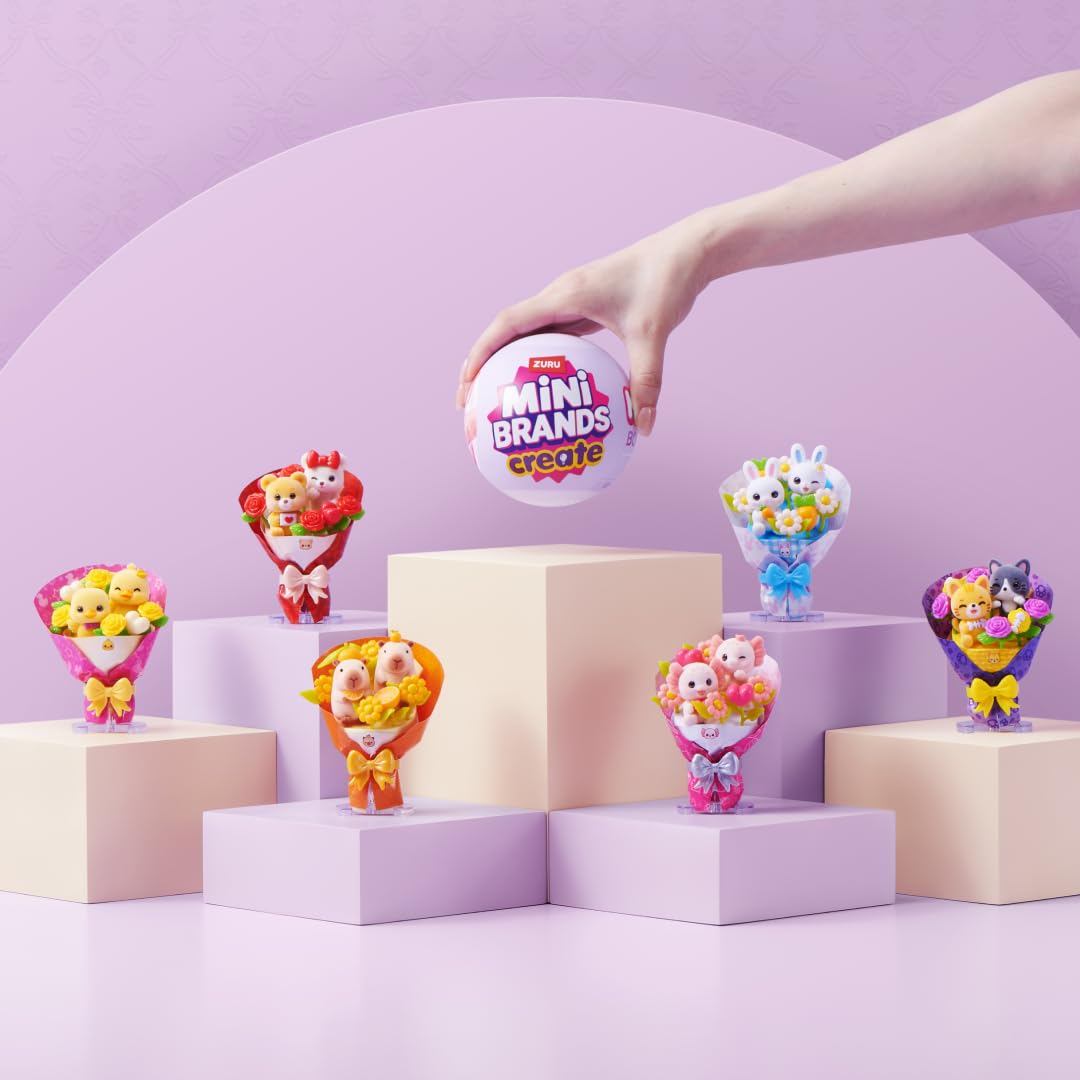 Mini Brands Kawaii Bouquet Capsule Series 1 - Collectible Miniatures (2 Pack)