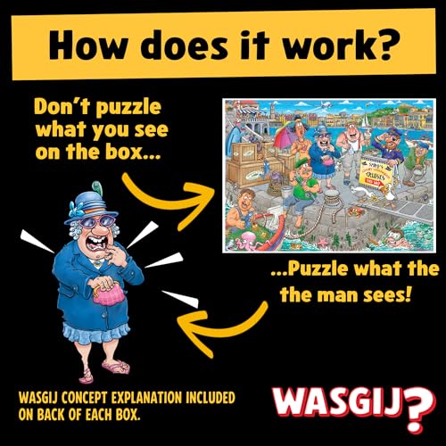 Wasgij Original 47 - Boating Bedlam 1000 Piece Jigsaw Puzzle 11