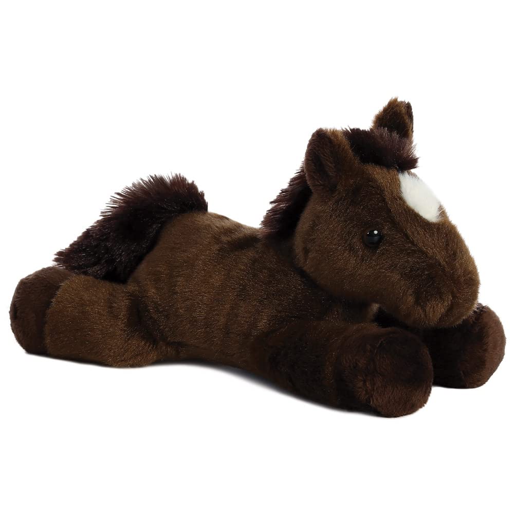 Aurora World Mini Flopsies Chestnut Horse - Soft Plush Toy for All Ages 6