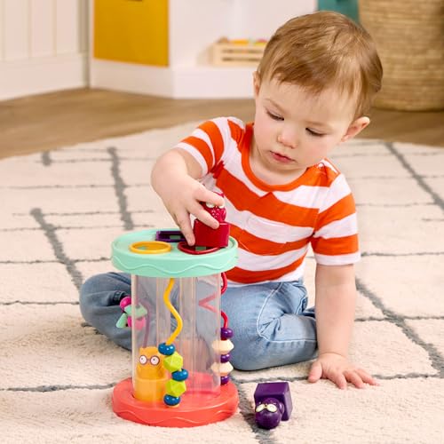 B. Toys Hooty-Hoo Owl Shape Sorter - Educational Baby Toy with Bead Maze & Whacky Sounds 10