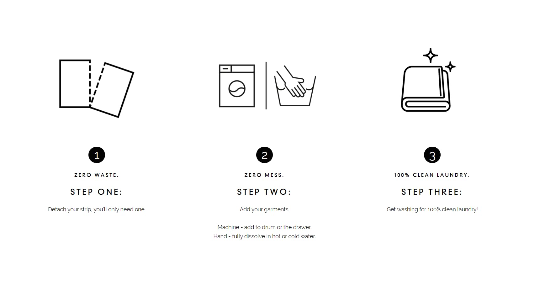 The Lab Co. - Laundry Detergent Strips Sheets 64 Loads Eco Ultra-Concentrated 5