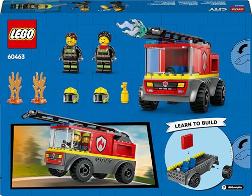 LEGO City Fire Engine with Ladder Toy - Building Set for Kids Aged 4+ 14