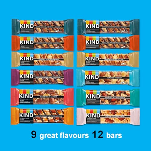 KIND Core Variety Pack – Glutenfrei, ballaststoffreich, ohne künstliche Aromen, 12 Riegel 3