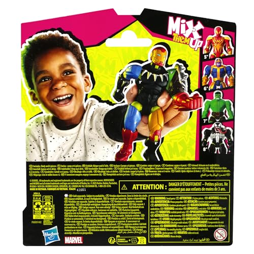Marvel Press MixMashers Iron Man Action Figure - 5-inch Scale, Mix & Match Parts | Ages 4+ 13