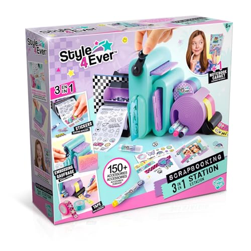 Style 4 Ever 3 in 1 Scrapbooking Station - Customize Notebooks, Stickers & Tape 9