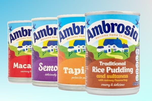Ambrosia - Creamy Tapioca Pudding, 385g Can 3