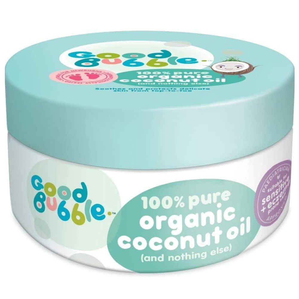 Good Bubble Organic Coconut Oil for Baby Massage (185g)