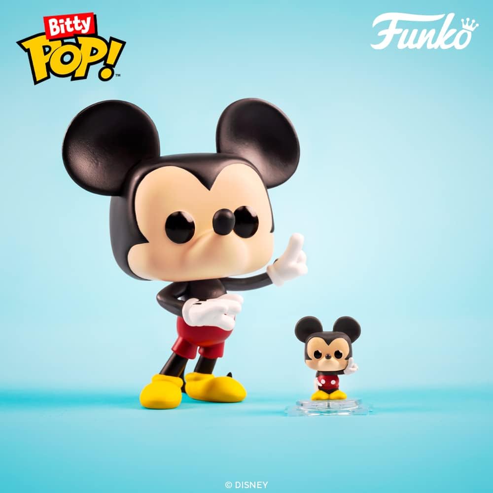 Funko Bitty POP! Disney - Minnie Mouse (Red Dress), Daisy Duck, Donald Duck & Mystery Figure Vinyl Set 3