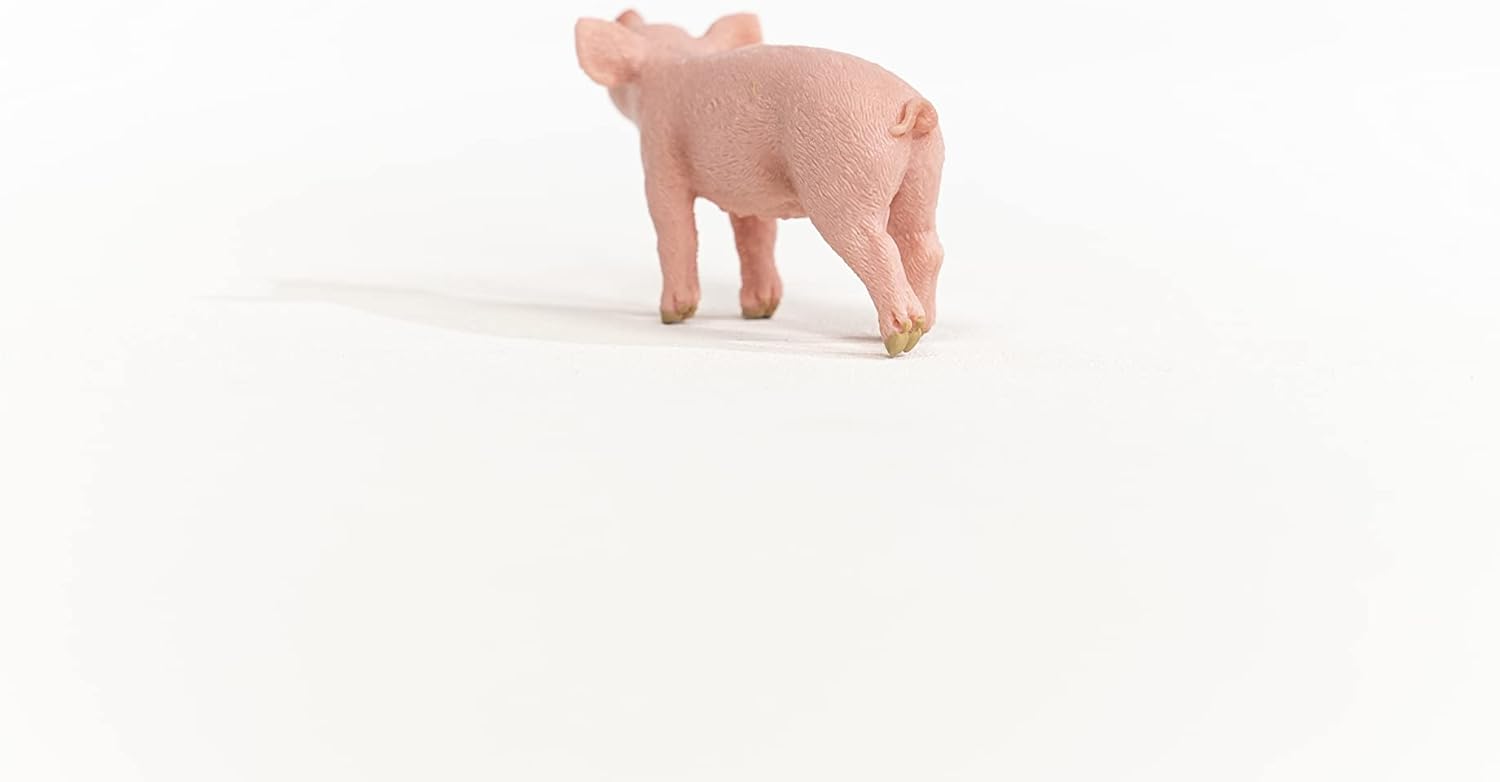 Schleich 13934 Piglet Figurine - Farm World Animal Toy for Ages 3 and Up 4
