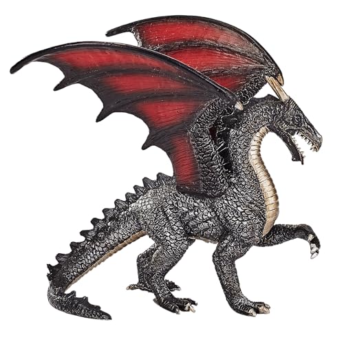 MOJO Fantasy Creatures Collection - Steel Dragon Model Toy Figure (387215)