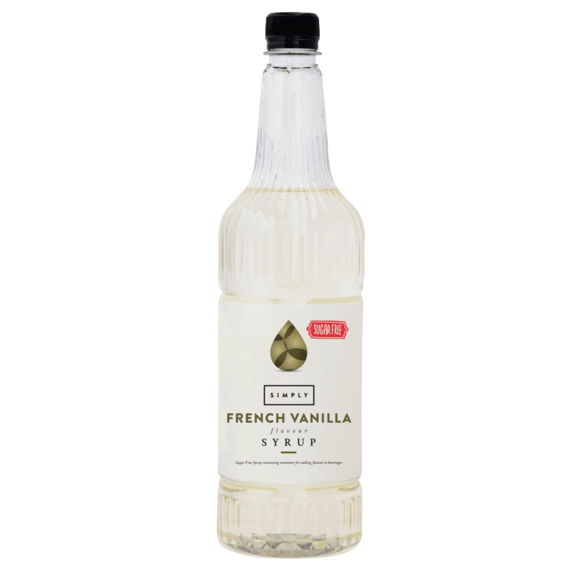 Simply Sugar Free French Vanilla Syrup - Low Calorie, Vegan, Nut Free | 1L