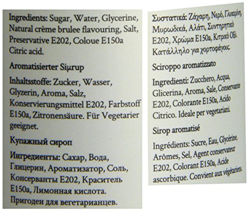 Simply - Crème Brûlée-Sirup, vegan und nussfrei, für Kaffee, Getränke und Backwaren 5