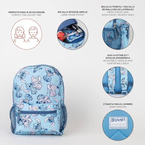 CERDÁ Stitch Unisex Kids Leisure Backpack 4