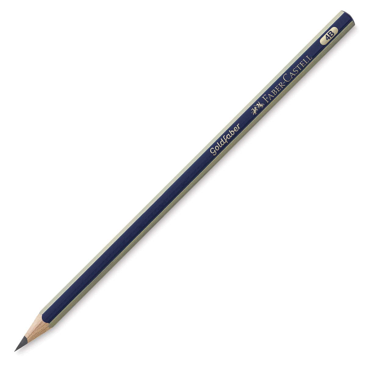 Faber-Castell Goldfaber 1221 Graphite Pencil - 4B Hardness | Smudge-Proof | Includes Sketch Pad 1