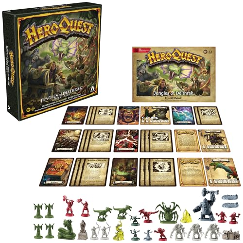 Avalon Hill HeroQuest Jungles of Delthrak Quest Pack – Expansion for HeroQuest Game System 15