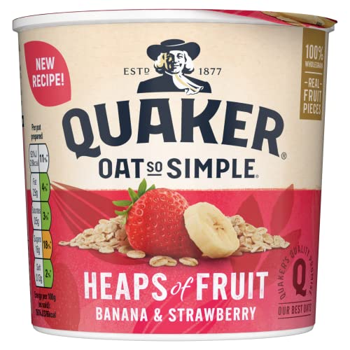 Quaker Oat So Simple Heaps of Fruit Banana and Strawberry Flavour Porridge 11
