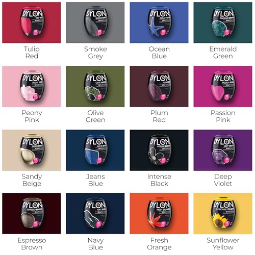 DYLON - Washing Machine Fabric Dye Pod for Clothes & Soft Furnishings, 350g – Navy Blue 13