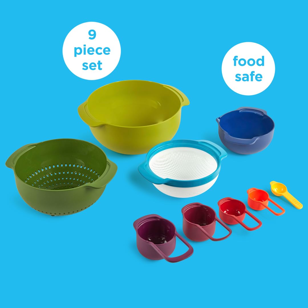 Casdon Joseph Joseph Nest 9 - Colourful Toy Food Prep Set for Kids 3+ 10