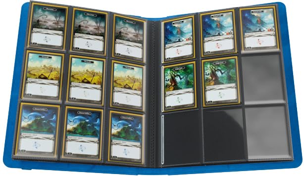 Gamegenic Prime Album - 18-Pocket Storage | Blue COLOURMATCH | Holds 360 Double-Sleeved Cards 4
