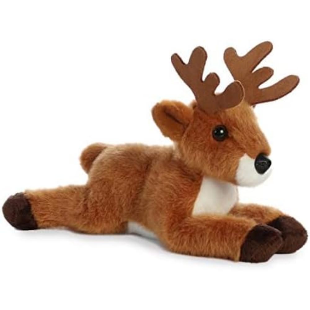 Aurora Mini Flopsie Deer - 8in Soft Plush Toy for Babies & Kids