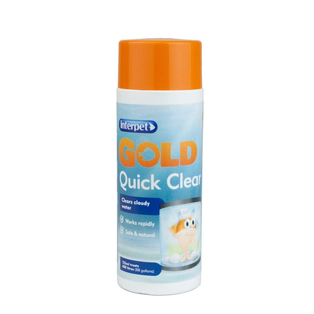 Interpet Gold Quick Clear - Clears Cloudy Aquarium Water | 125ml 1