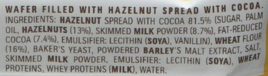 Nutella B-Ready Haselnuss-Schokoladenkekse, 22 g, Packung mit 36 ​​einzeln verpackten Riegeln 3