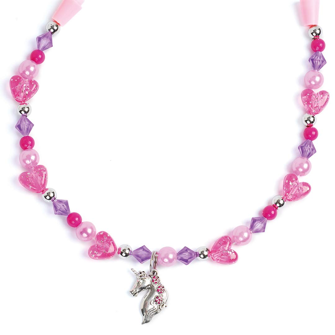 Craftbox CB806 Unicorn Charm Jewellery Craft Set - Create 10+ Pieces, Ages 4+ 7