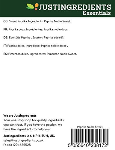 JustIngredients Paprika Noble Sweet 250g