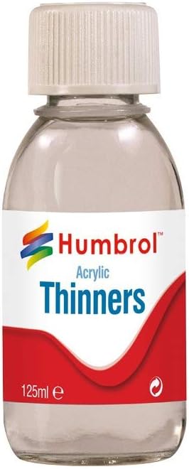 Humbrol - 125 ml Acrylic Thinners for Paint Thinning & Brush Cleaning