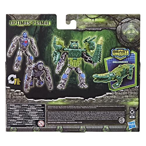 Transformers Beast Combiner 2er-Pack: Optimus Primal &amp; Skullcruncher – umwandelbare Actionfiguren für Kinder ab 6 Jahren 9