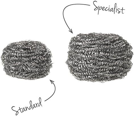 Spontex - Specialist Stainless Steel Scourers (Pack of 6)