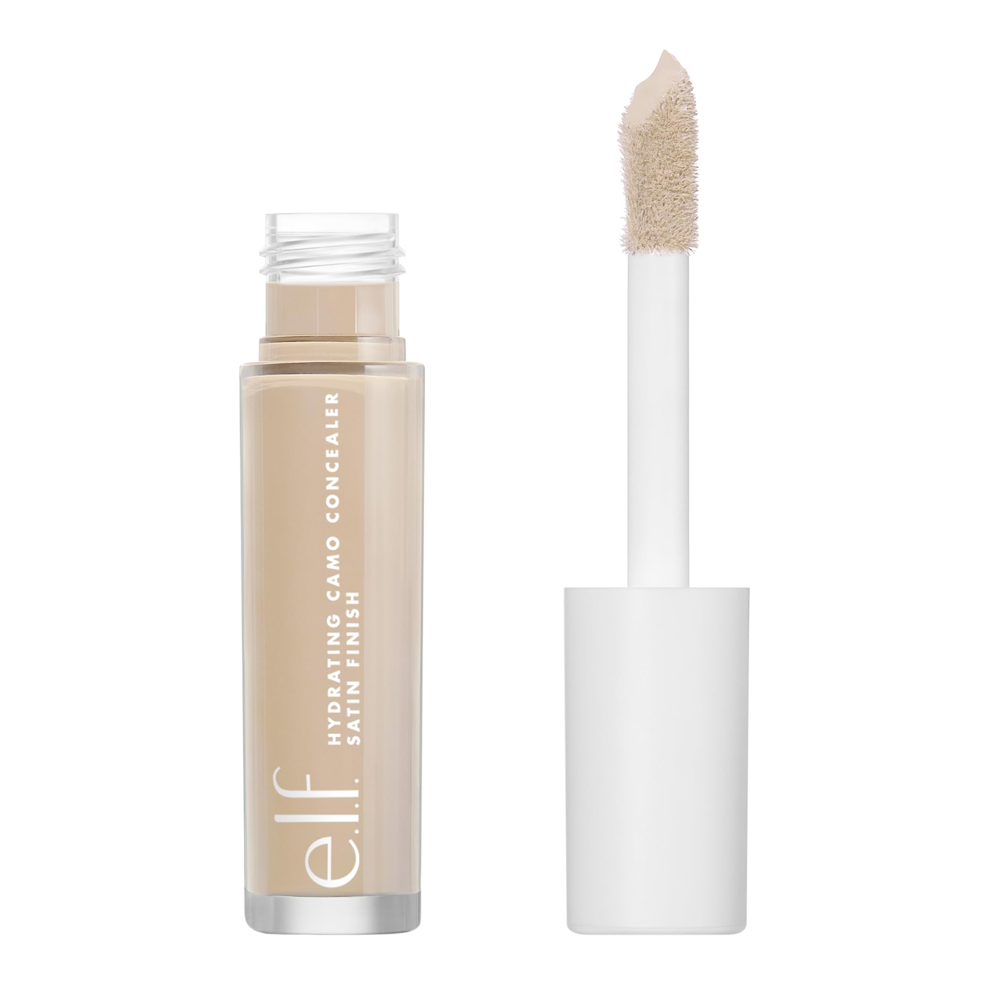 e.l.f. Hydrating Camo Concealer - Full Coverage Concealer, Light Peach, 0.203 Fl Oz (6mL)