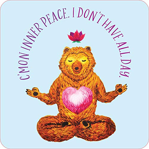 Peter Pauper Press Inner Fucking Peace Motivational Card Deck - 60 Cards | Mature Content | English 7