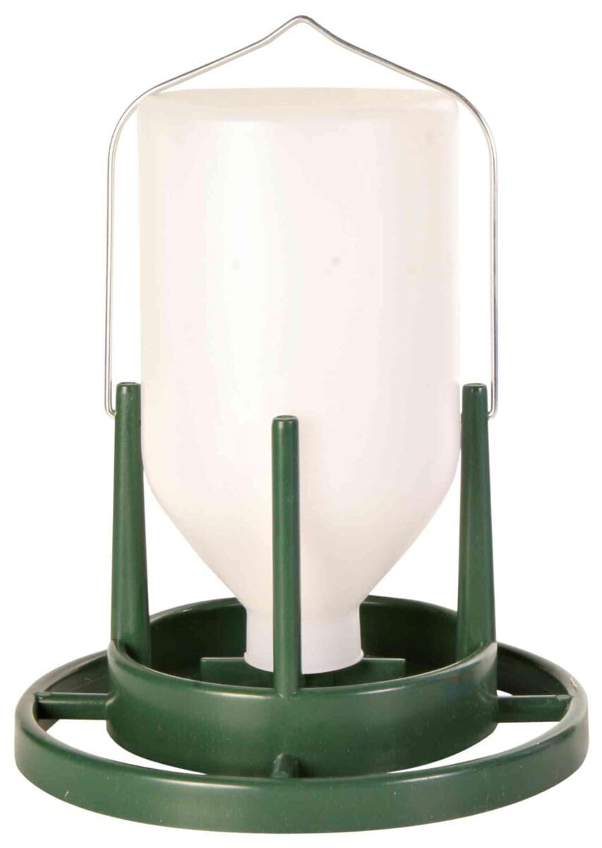 Trixie Aviary Bird Water Dispenser - 1000 ml Capacity | Plastic | Green 1