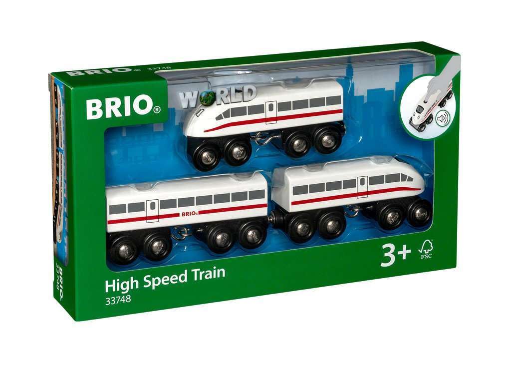 BRIO World Hochgeschwindigkeitszug – Magnetischer Holzzug mit Soundeffekten für Kinder ab 3 Jahren 4