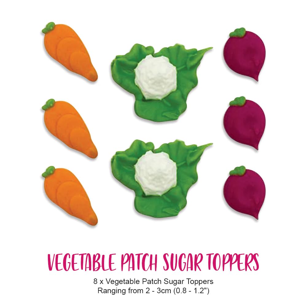 Anniversary House - Vegetable Patch Edible Sugarcraft Cake Toppers