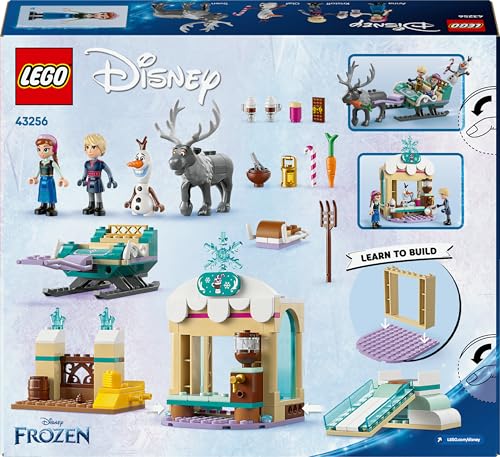 LEGO ǀ Disney Frozen Anna’s Sleigh Adventure Playset - Building Set with Hot Chocolate Stand & 4 Characters 15