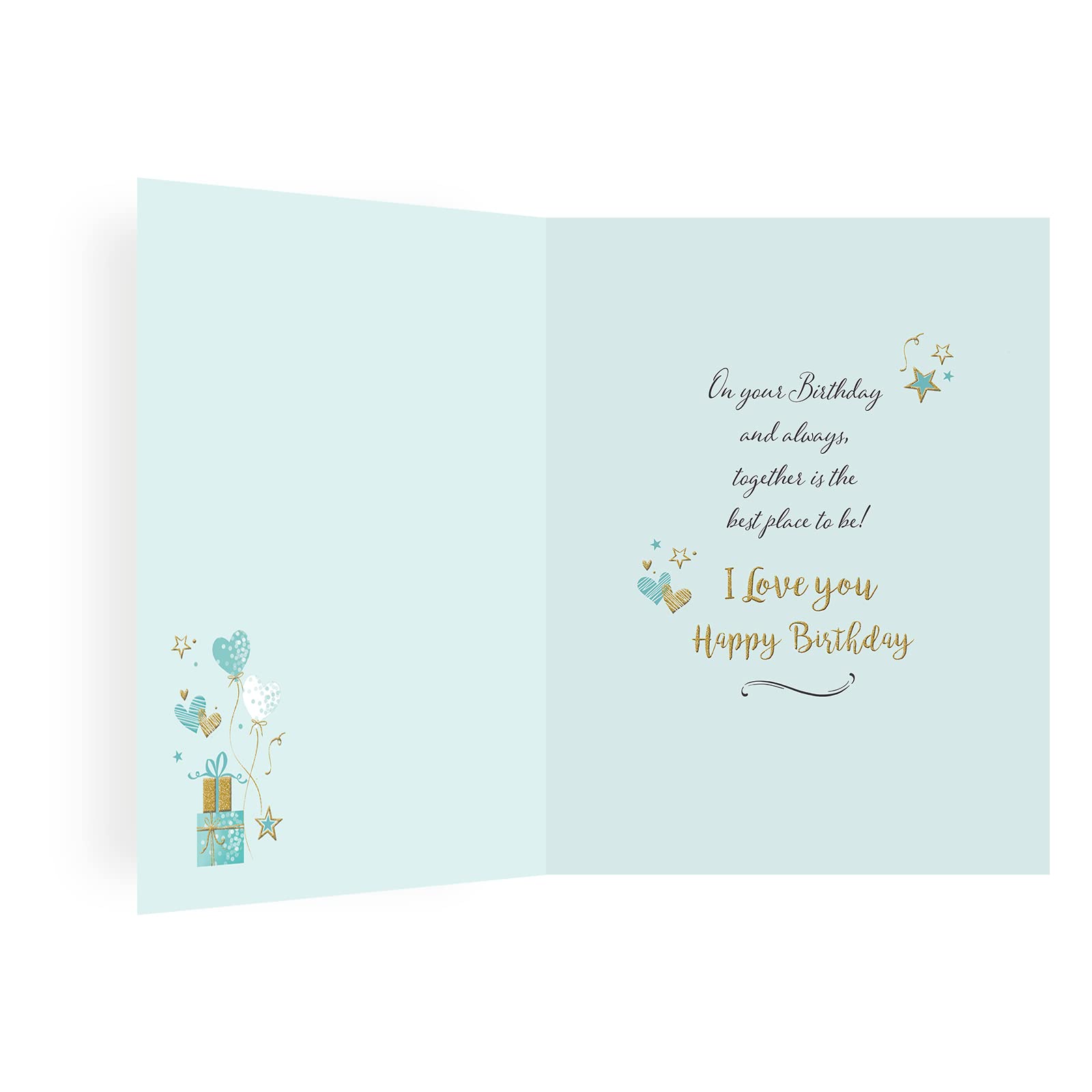 Piccadilly Greetings Husband Birthday Card | 8 x 6 Inches | Envelope Included