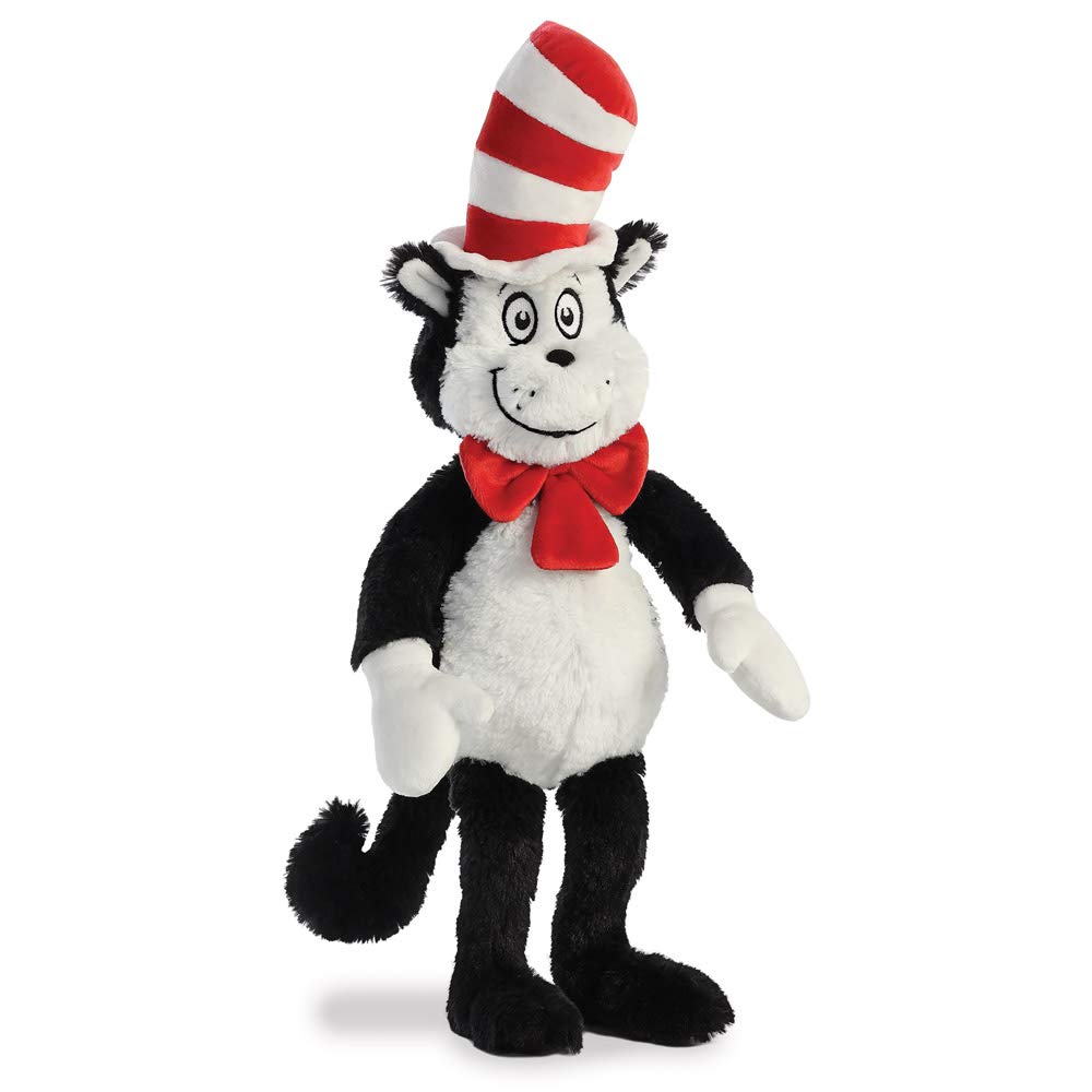 AURORA Dr. Seuss The Cat in the Hat Luvster Stuffed Toy | 42 cm | Official Licensed | Unisex