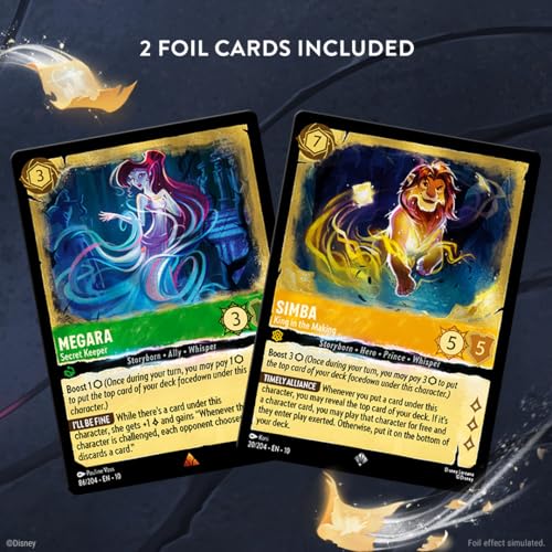 Ravensburger Disney Lorcana Trading Card Game for Ages 8+