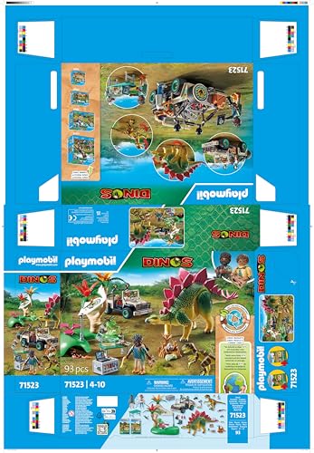 PLAYMOBIL 71523 Dinos Research Camp Playset - Jungle Exploration with Researchers, Dinosaurs & Vehicles for Kids 4+ 16