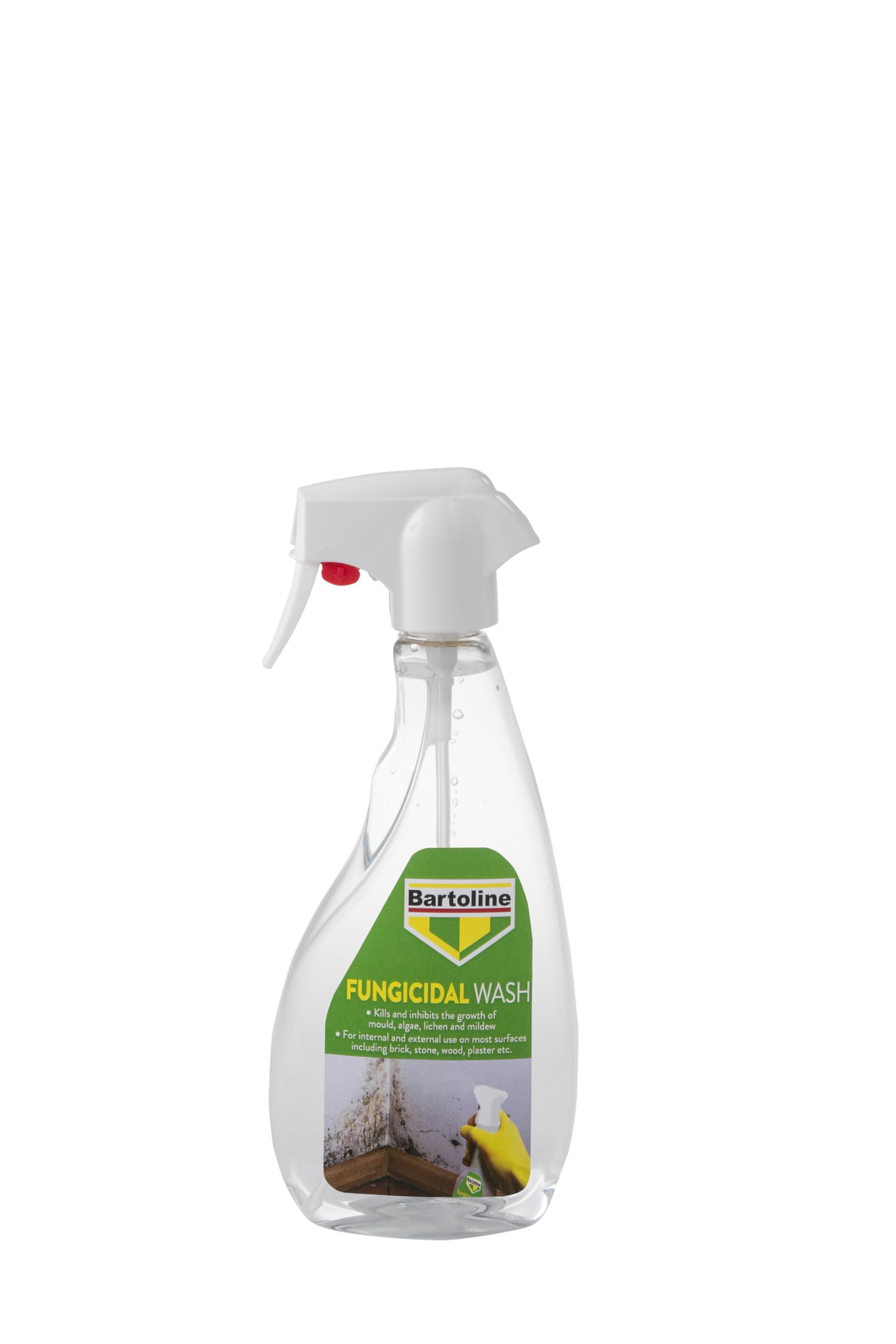 Bartoline Fungicidal Wash Spray - Kills Mould & Algae | Prevents Regrowth Up To 6 Months | 500 ml