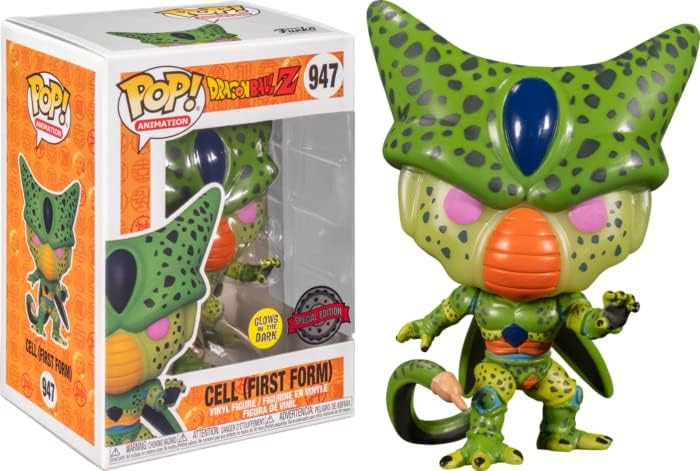 Funko Pop! Animation Dragon Ball Z - Cell (First Form) Glow in the Dark Vinyl Figure (55641)