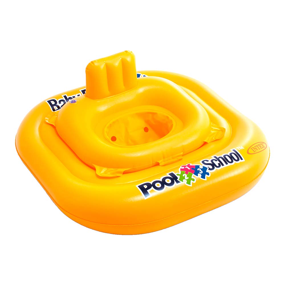 Intex 56587EU Deluxe Baby Float - Square Ring with Back Support for Stability