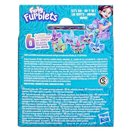 Furby Hip-Bop Mini Electronic Plush Toy, Pink 10