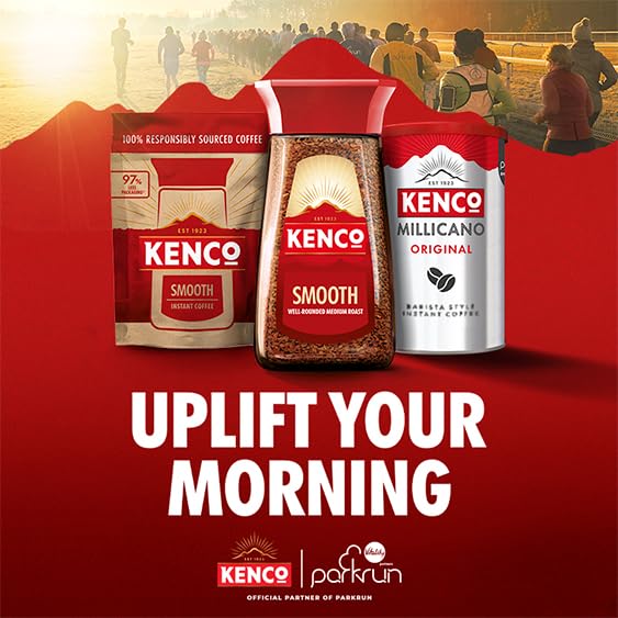 Kenco - Latte Instant Coffee Sachets (Pack of 5, 40 Sachets, 652g)