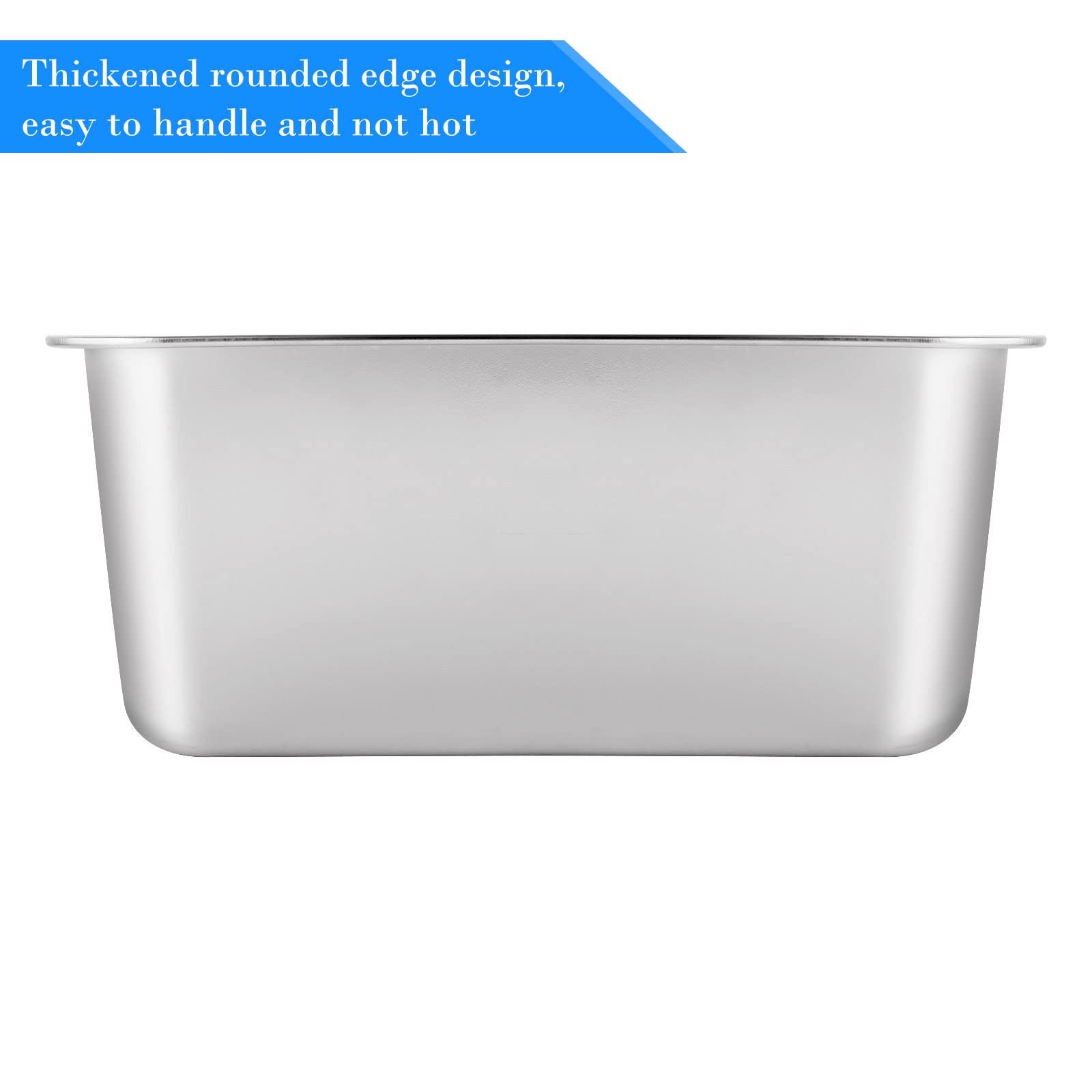 ASelected 304 Stainless Steel Washing Up Bowl - 10 Litre Capacity | 33x24x15cm | Durable 3
