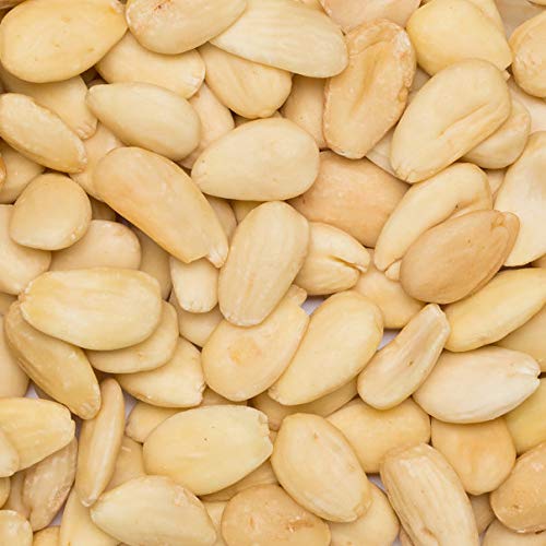 Organic Blanched Almonds 500g | Raw | GMO Free | Vegan | Certified Organic by Wholefood Earth
