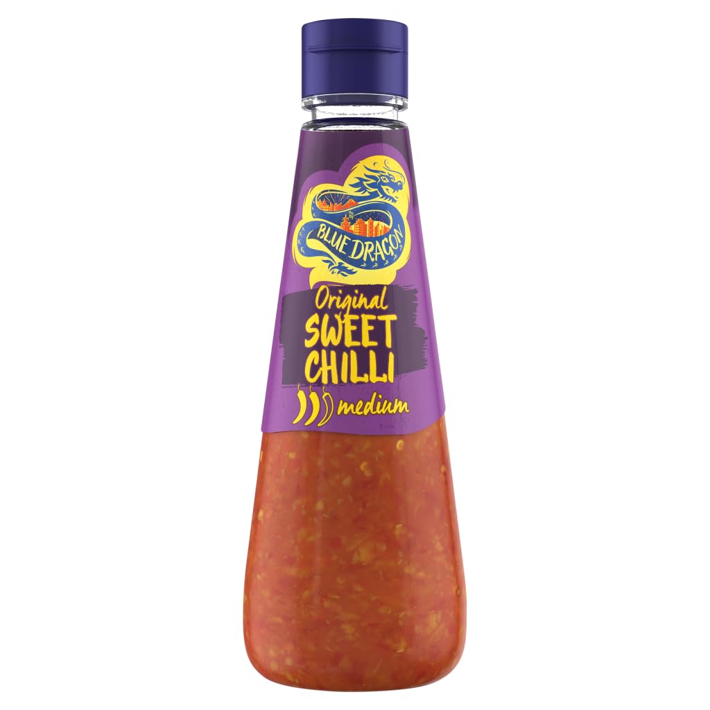 Blue Dragon Sweet Chilli Sauce - Authentic Thai Flavour | 20% Red Chillies | 250ml Bottle