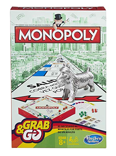 Hasbro Monopoly Travel Parent Spanish Version Board Game (B1002675)